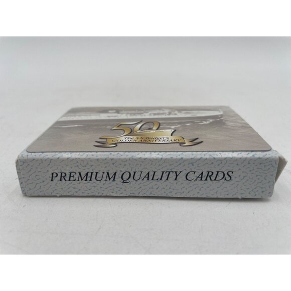S.S. Badger 50th Anniversary Bridge Size Premium Quality Playing Cards - Picture 3 of 4